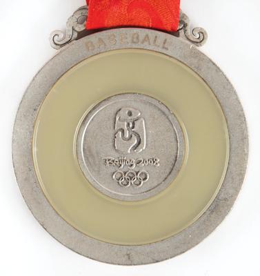 Lot #3109 Beijing 2008 Summer Olympics Silver Winner's Medal for Baseball - Image 4