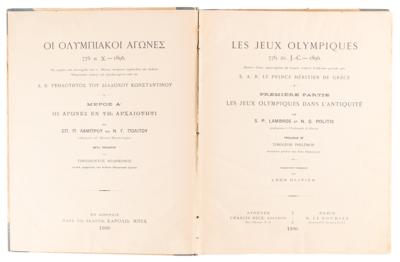 Lot #3284 Athens 1896 Olympics Official Report - Image 2