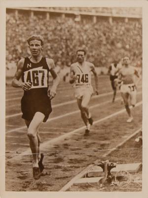 Lot #3342 Berlin 1936 Summer Olympics (8) Track Event Photographs - Image 6