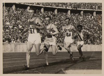 Lot #3342 Berlin 1936 Summer Olympics (8) Track Event Photographs - Image 8