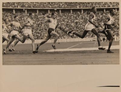 Lot #3342 Berlin 1936 Summer Olympics (8) Track Event Photographs - Image 9