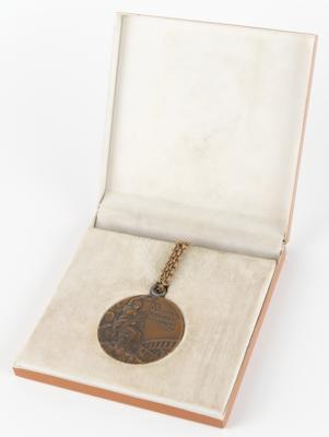 Lot #3090 Munich 1972 Summer Olympics Bronze Winner's Medal for Gymnastics - Image 7