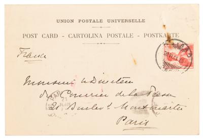 Lot #3306 Pierre de Coubertin Autograph Letter Signed - Image 2