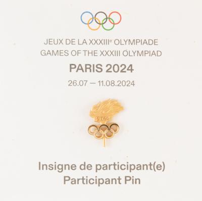 Lot #3264 Paris 2024 Summer Olympics Participation Pin - Image 1