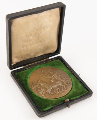 Lot #3124 London 1908 Olympics Gilt Bronze Participation Medal - Image 3