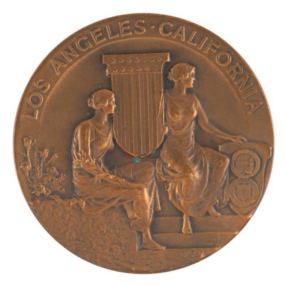 Lot #3131 Los Angeles 1932 Summer Olympics Bronze Participation Medal - Image 2