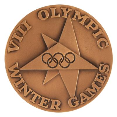 Lot #3139 Squaw Valley 1960 Winter Olympics Participation Medal - Image 1