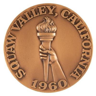 Lot #3139 Squaw Valley 1960 Winter Olympics Participation Medal - Image 2