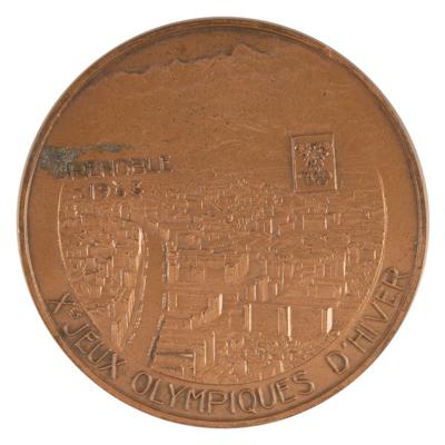 Lot #3145 Grenoble 1968 Winter Olympics Participation Medal - Image 2