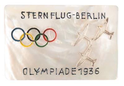 Lot #3343 Berlin 1936 Summer Olympics Sternflug-Berlin Badge - Image 1