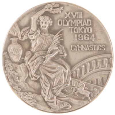 Lot #3084 Tokyo 1964 Summer Olympics Collection of (3) Winner's Medals: Gold, Silver, and Bronze - Image 4