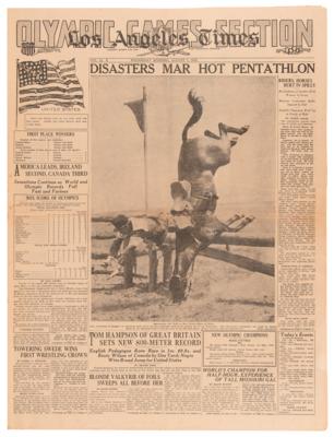 Lot #3333 Los Angeles 1932 Summer Olympics: Collection of (8) Los Angeles Times Newspaper 'Olympic Games' Sections - Image 3