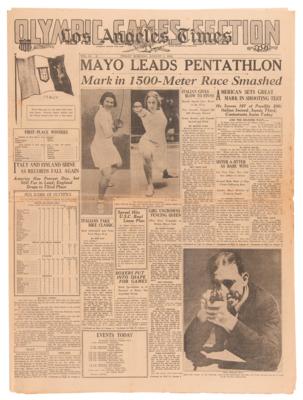 Lot #3333 Los Angeles 1932 Summer Olympics: Collection of (8) Los Angeles Times Newspaper 'Olympic Games' Sections - Image 5