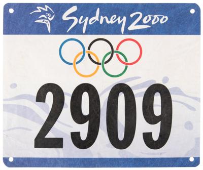 Lot #3377 Sydney 2000 Summer Olympics Athlete's Bib - Image 1