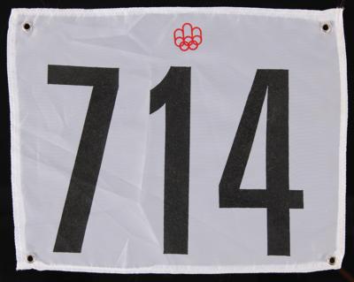 Lot #3362 Montreal 1976 Summer Olympics Athlete's Bib - Image 1