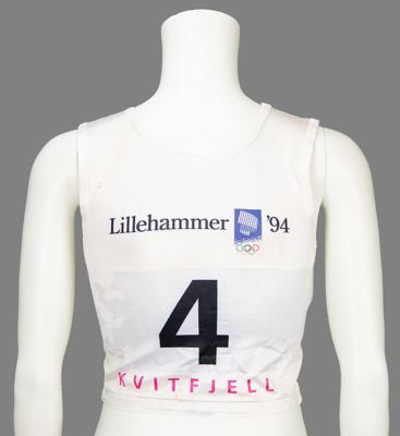 Lot #3375 Lillehammer 1994 Winter Olympics Athlete's Bib - Image 2