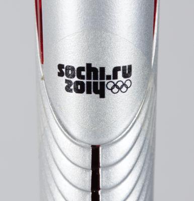 Lot #3033 Sochi 2014 Winter Olympics Torch - From the Collection of IOC Member Phillip W. Coles - Image 5