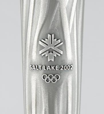 Lot #3001 Olympic Torch Collection: Salt Lake City 2002, Rio 2016, PyeongChang 2018, and Beijing 2022 - From the Collection of IOC Member Phillip W. Coles - Image 4