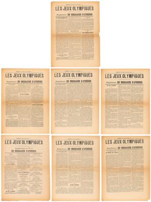 Lot #3274 Athens 1896 Olympics (7) Issues of 'Les