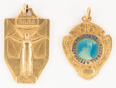 Lot #3070 France 1938 FIFA World Cup Gold Winner's Medal - Image 1