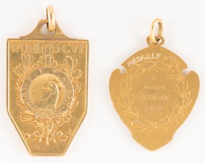 Lot #3070 France 1938 FIFA World Cup Gold Winner's Medal - Image 2