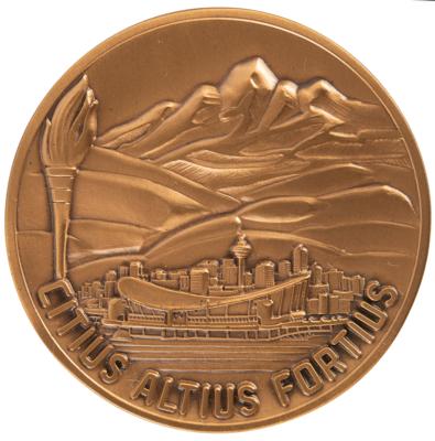 Lot #3155. Calgary 1988 Winter Olympics Bronze Participation Medal