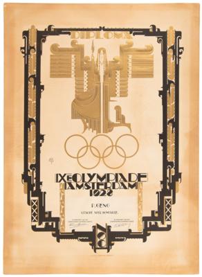 Lot #3175 Amsterdam 1928 Summer Olympics