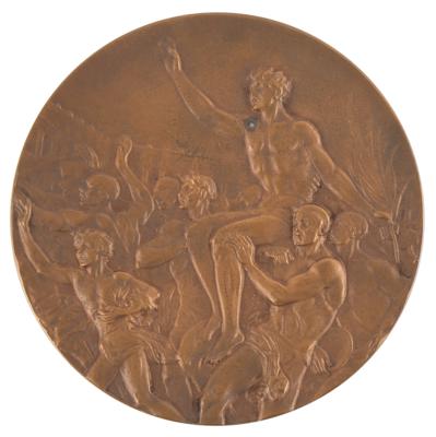 Lot #3067 Berlin 1936 Summer Olympics Bronze Winner's Medal for Basketball - The Sport's Olympic Debut - Image 2