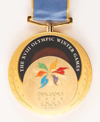 Lot #3100 Nagano 1998 Winter Olympics Gold Winner's Medal for Ski Jumping - Image 3