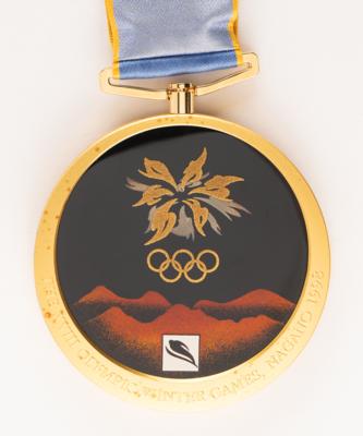 Lot #3100 Nagano 1998 Winter Olympics Gold Winner's Medal for Ski Jumping - Image 4