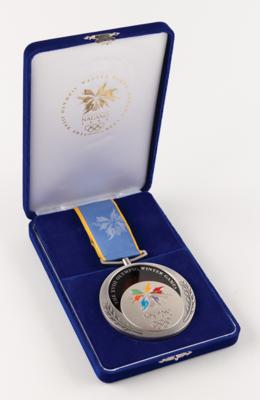 Lot #3101 Nagano 1998 Winter Olympics Silver Winner's Medal for Ski Jumping - Image 5