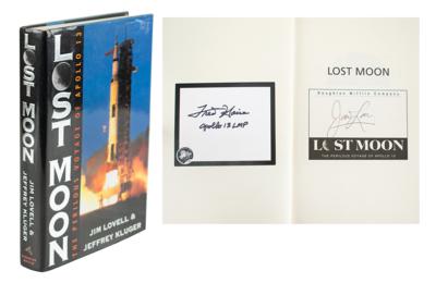 Lot #560 Apollo 13: Lovell and Haise Signed Book