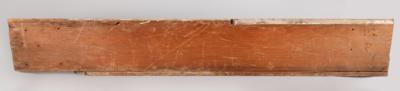 Lot #93 White House Doorway Molding with Original Multi-Layered Paint and Extension Piece - Image 2