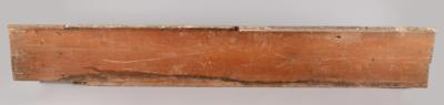 Lot #94 White House Doorway Molding with Original Multi-Layered Paint and Extension Piece - Image 2