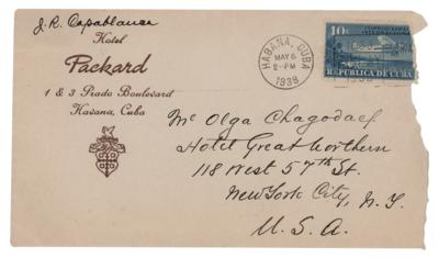 Lot #905 Jose Raul Capablanca Autograph Letter Signed - Image 3