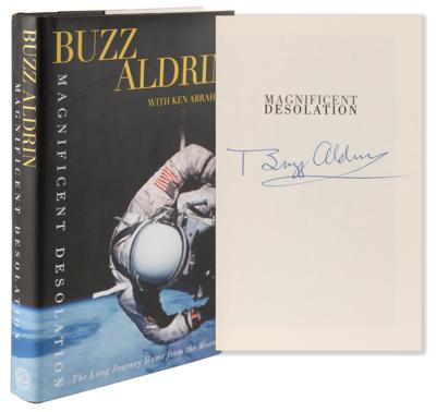 Lot #558 Buzz Aldrin Signed Book - Magnificent