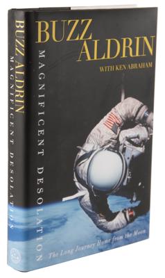 Lot #558 Buzz Aldrin Signed Book - Magnificent Desolation - Image 3