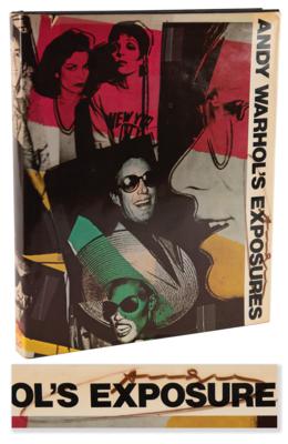 Lot #605 Andy Warhol Signed Book - Exposures