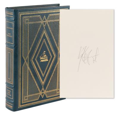 Lot #648 Kurt Vonnegut Signed Book - Galapagos