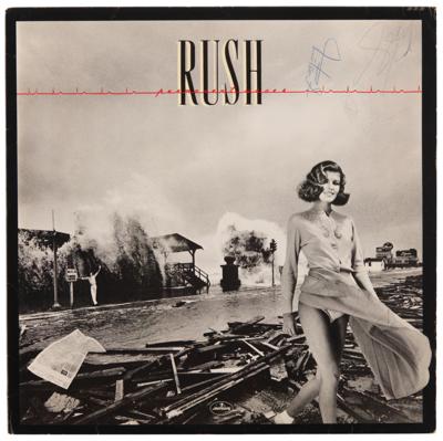 Lot #732 Rush Signed Album - Permanent Waves - Image 1