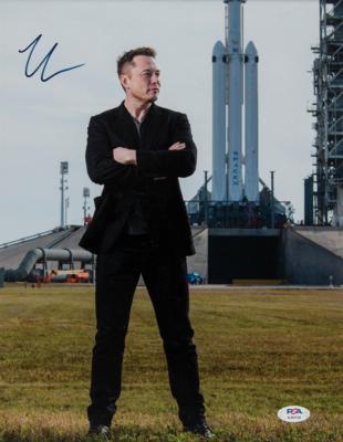 Lot #345 Elon Musk Signed Photograph - Image 2