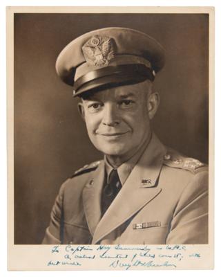 Lot #67 Dwight D. Eisenhower Signed Photograph to Captain Kay Summersby, His Intimate WWII Assistant - Image 1