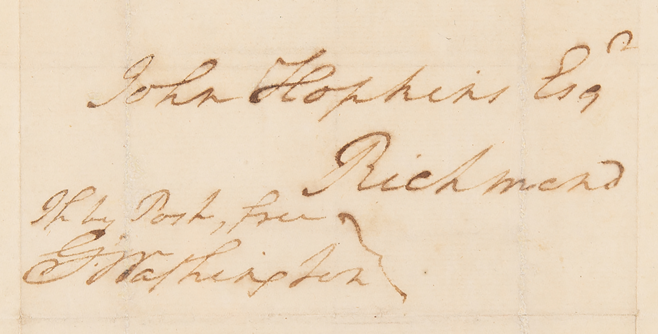 Lot #4 George Washington Hand-Addressed and Signed