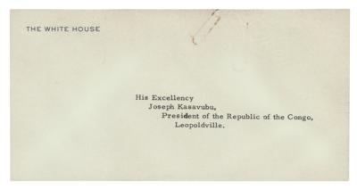 Lot #77 John F. Kennedy Typed Letter Signed as President to Joseph Kasavubu, President of the Republic of the Congo - Image 2