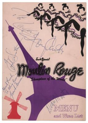 Lot #858 Rat Pack Signed Program with Frank Sinatra, Dean Martin, and Peter Lawford - Image 1