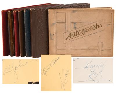 Lot #775 Actors and Actresses (6) Autograph Albums