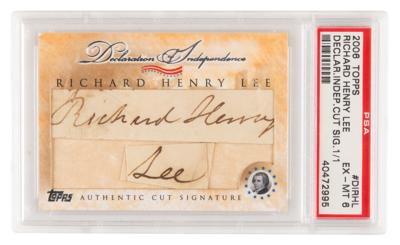 Lot #441 Richard Henry Lee Signature (2006 Topps