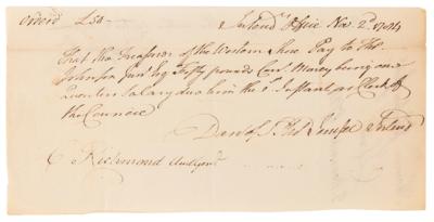 Lot #429 Daniel of St. Thomas Jenifer Document Signed - Image 1