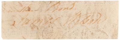 Lot #507 James Wilson Signature - Image 1