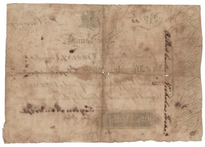 Lot #479 Peyton Randolph and John Blair, Jr. Signed Virginia Colonial Currency - Image 2